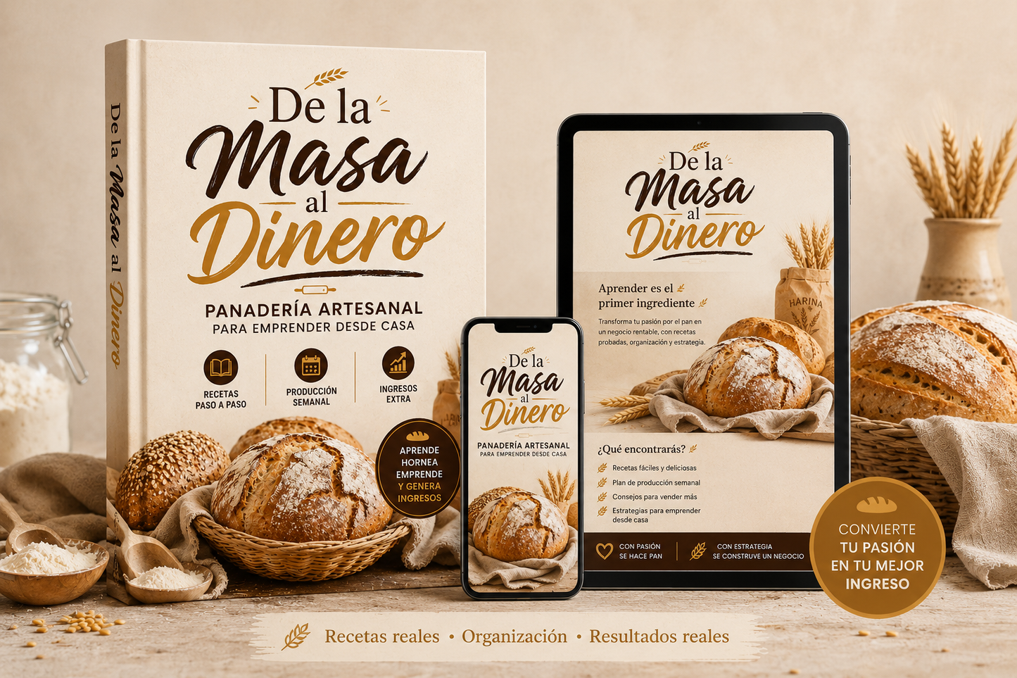 De la Masa al Dinero - Panadería Artesanal para Emprender desde Casa